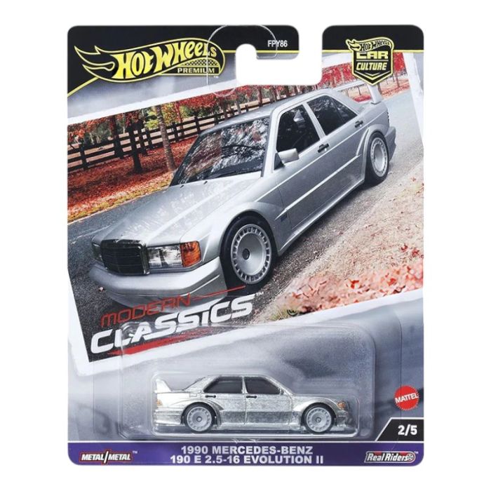 Hot Wheels Premium Car Culture Modern Classics 1990 Mercedes-Benz 190 E 2.5-16 Evolution II