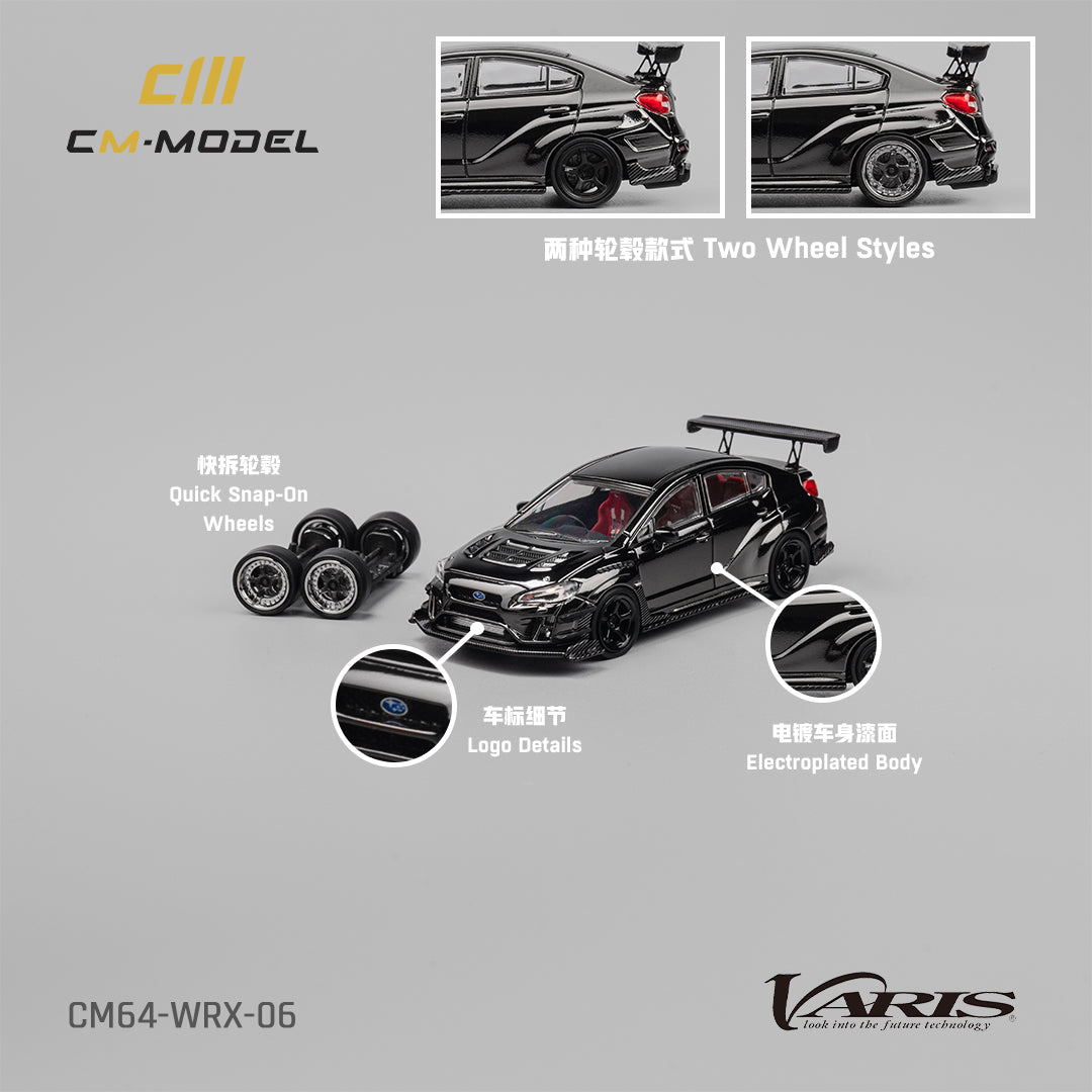 **PRE ORDER** CM Model Subaru Varis Widebody 2.0 Chrome Black