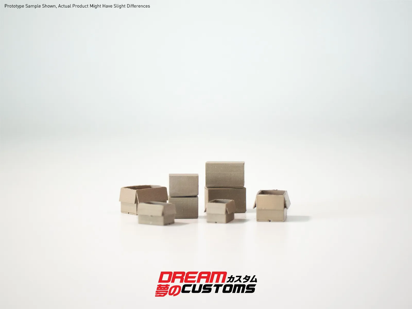 Pre Order Dream Customs Diorama Accessories - Carton Boxes