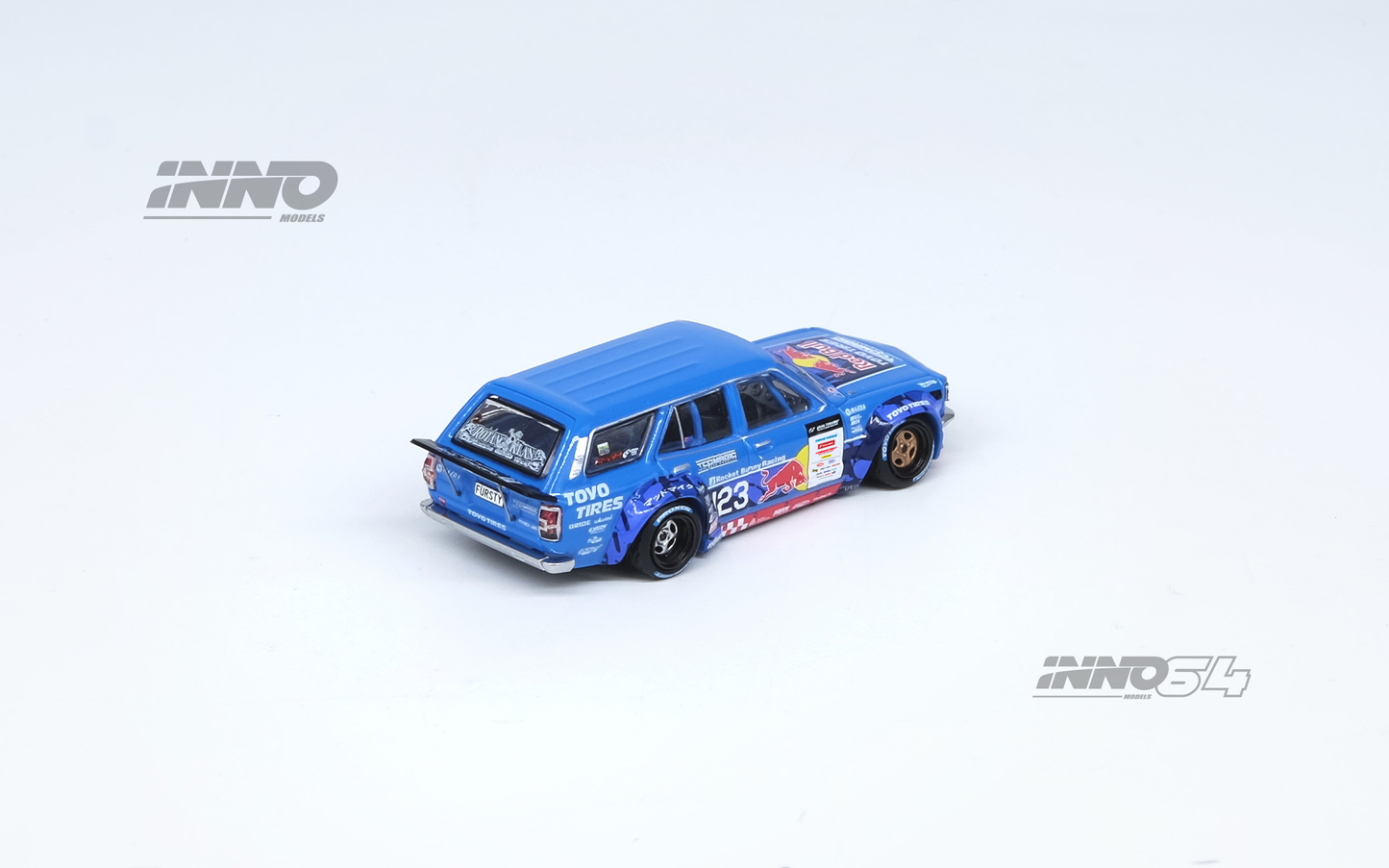 **PRE ORDER** INNO64 Mad Mike 1976 Mazda RX-3 Wagon D1GP Series 2024