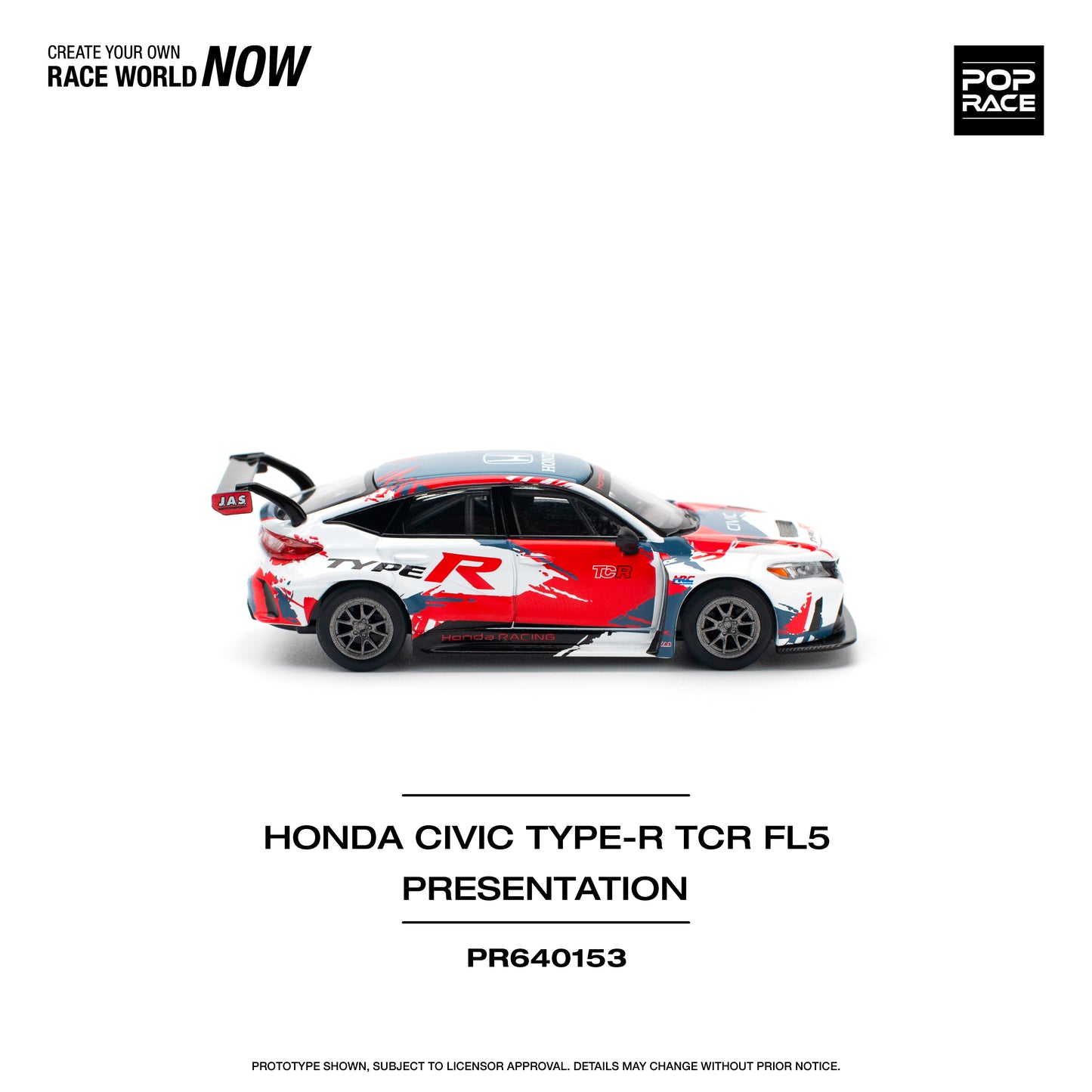 **PRE ORDER** Pop Race Honda Civic Type-R (FL5) TCR - Presentation
