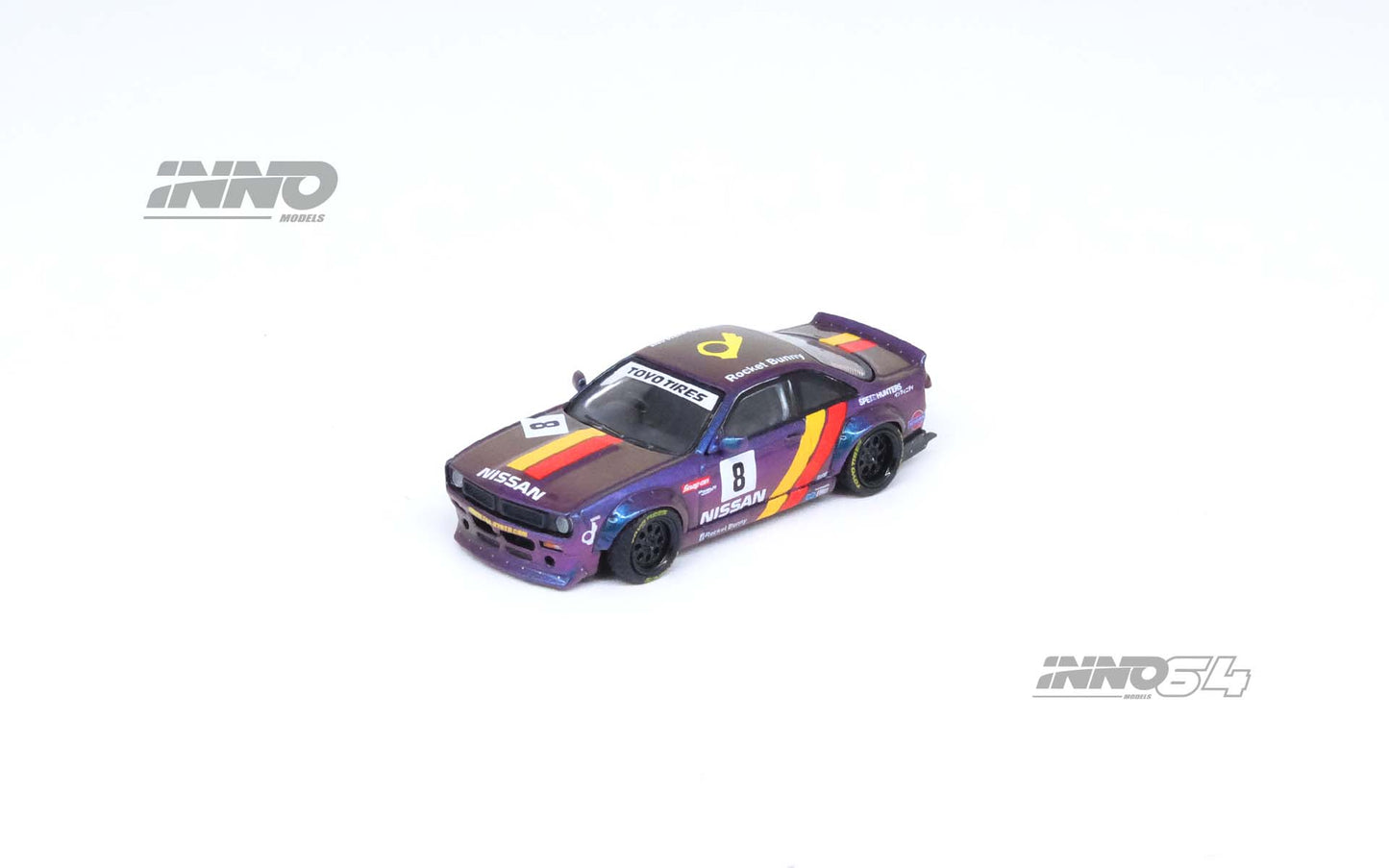 **PRE ORDER** INNO64 Nissan Silvia (S14) Boss "ROCKET BUNNY" Purple