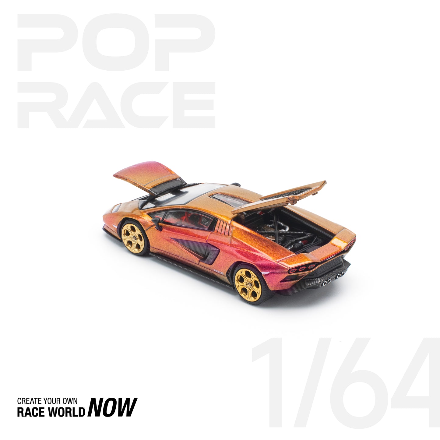 **PRE ORDER** Pop Race Lamborghini Contact LPI 800-4 - BLU HAL