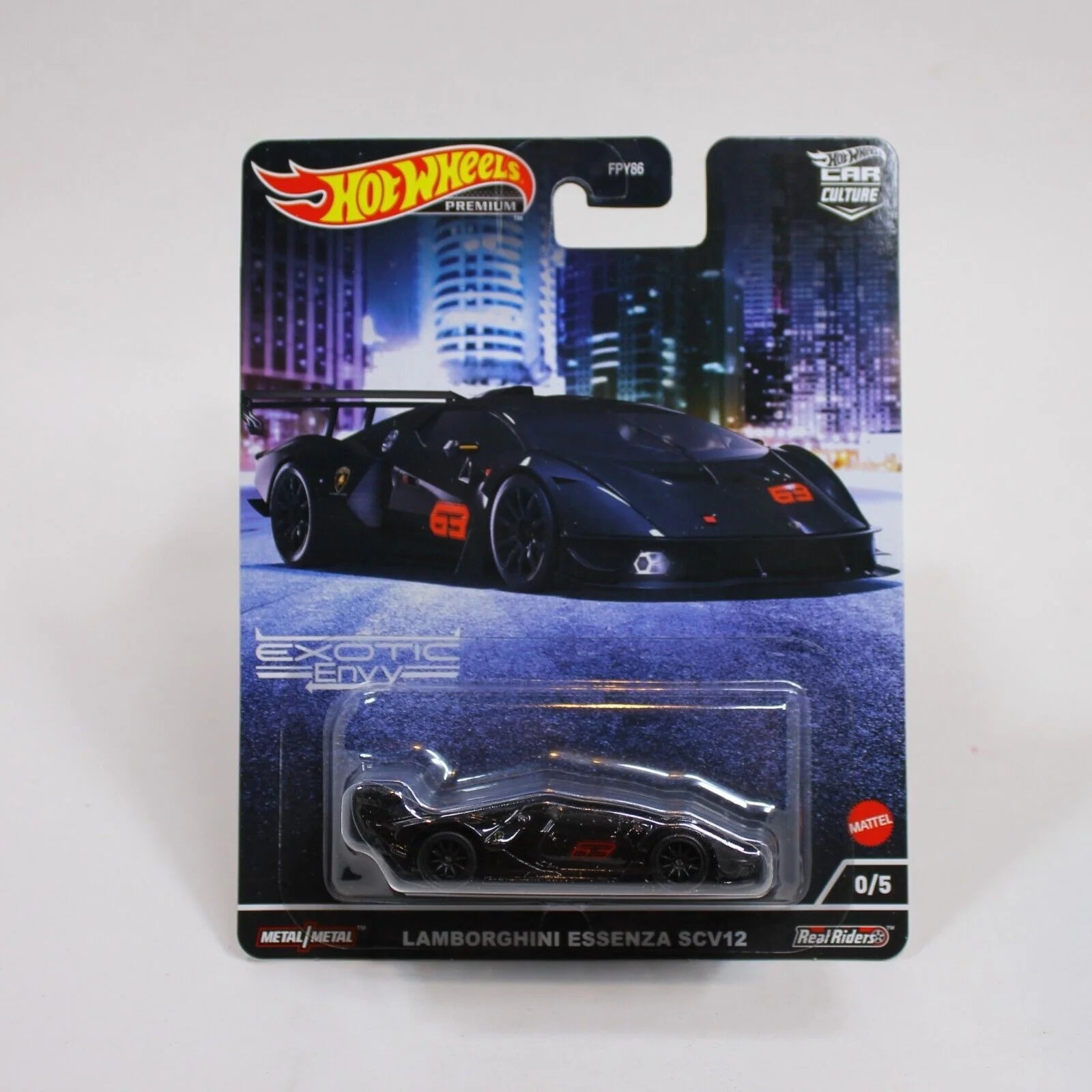 Hot deals Wheels Car Culture Exotic Envy Lamborghini Essenza SCV12 Chase 0/5