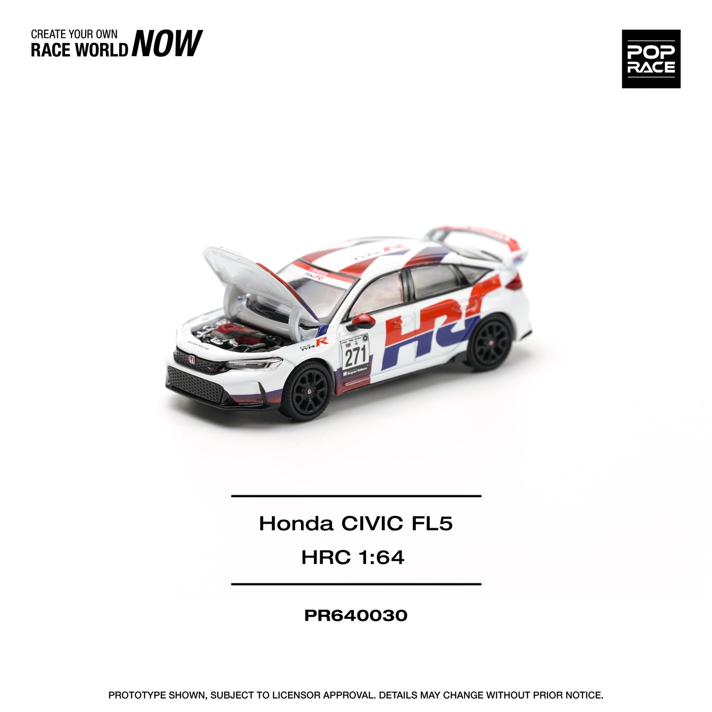 **PRE ORDER** Pop Race Honda Civic Type-R (FL5) TCR - HRC