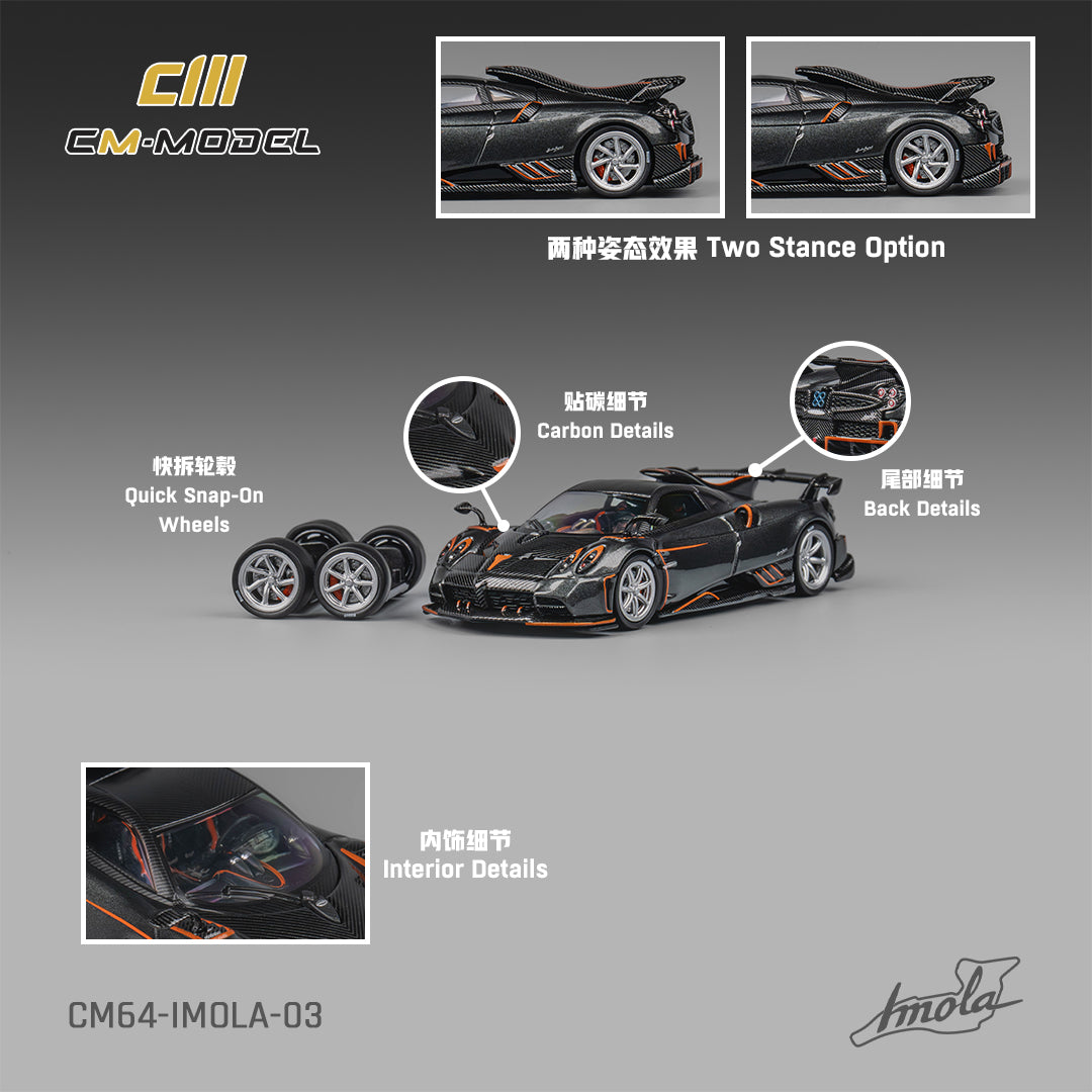**PRE ORDER** CM Model Pagani Imola Metallic Gray