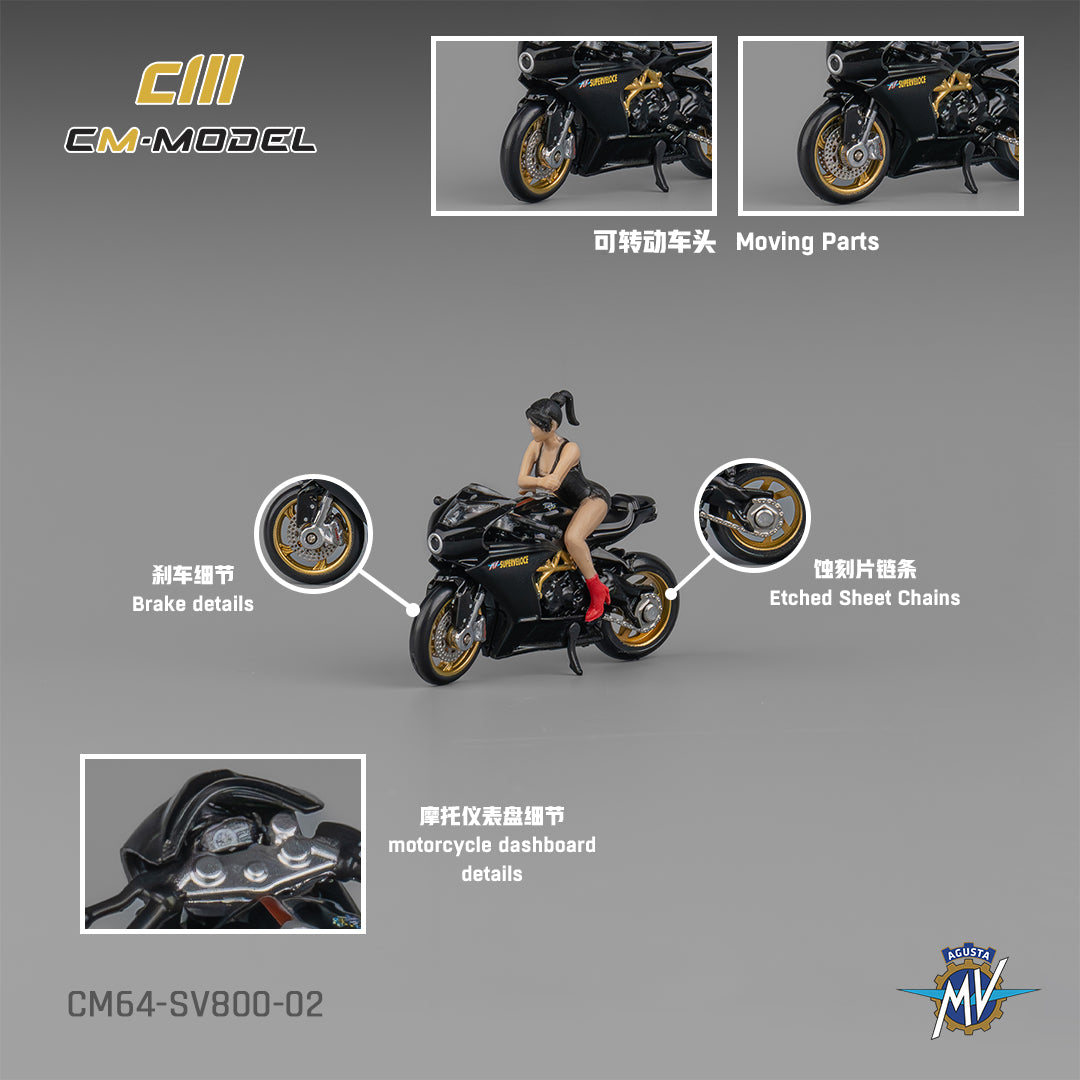 **PRE ORDER** CM Model MV Augusta SV800 w/ Showgirl
