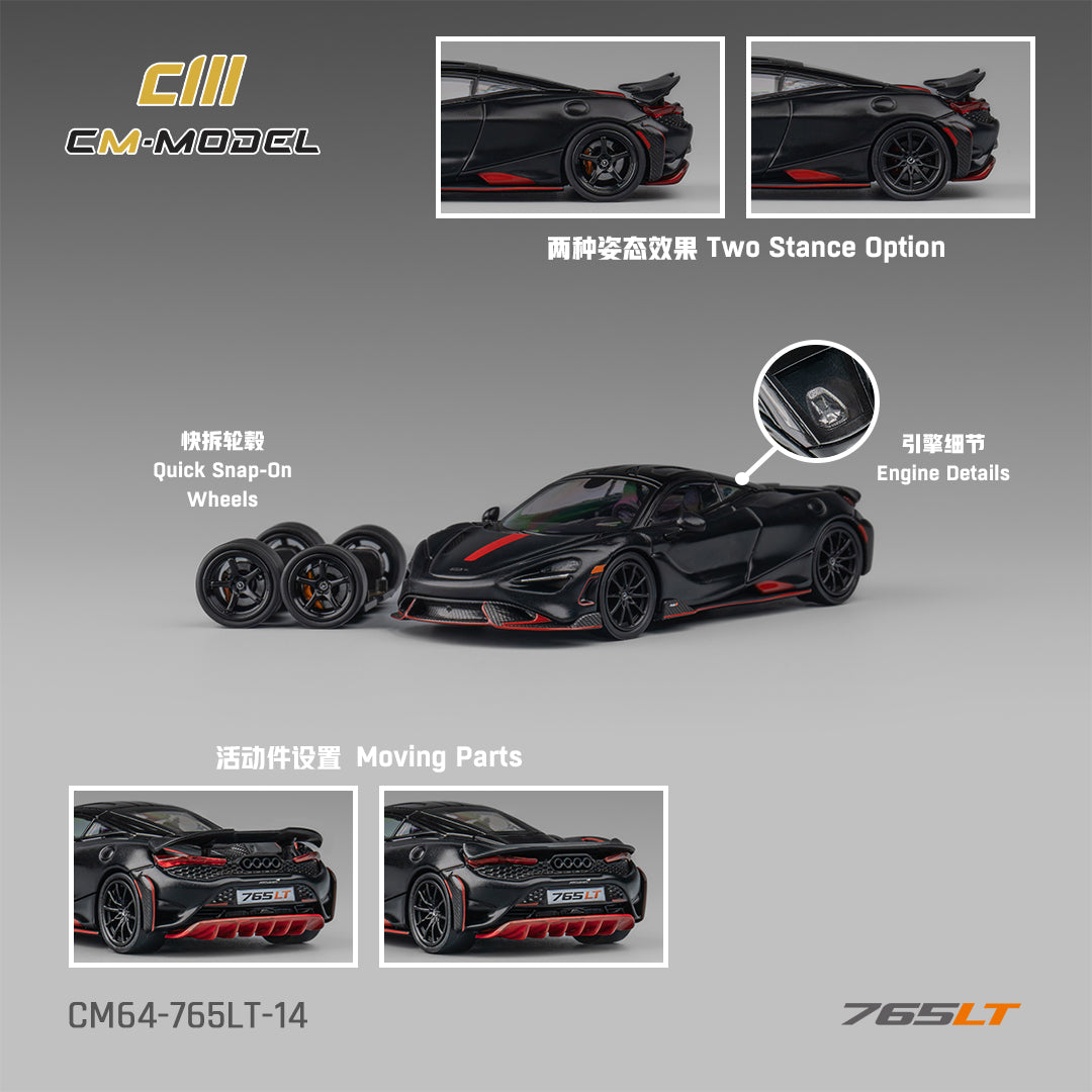 **PRE ORDER** CM Model McLaren 765LT Matt Black