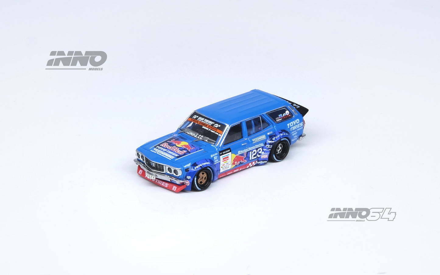 **PRE ORDER** INNO64 Mad Mike 1976 Mazda RX-3 Wagon D1GP Series 2024