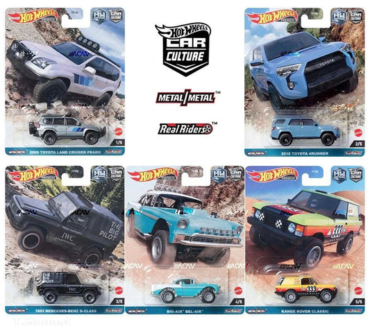 Hot Wheels Premium Car Culture Off Road Set Of 5