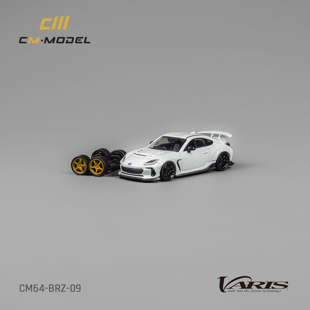 **PRE ORDER** CM Model Subaru BRZ Varis Widebody White