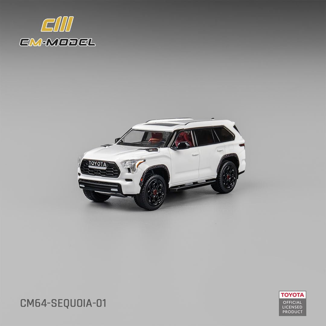 **PRE ORDER** CM Model Toyota Sequoia Pearl White