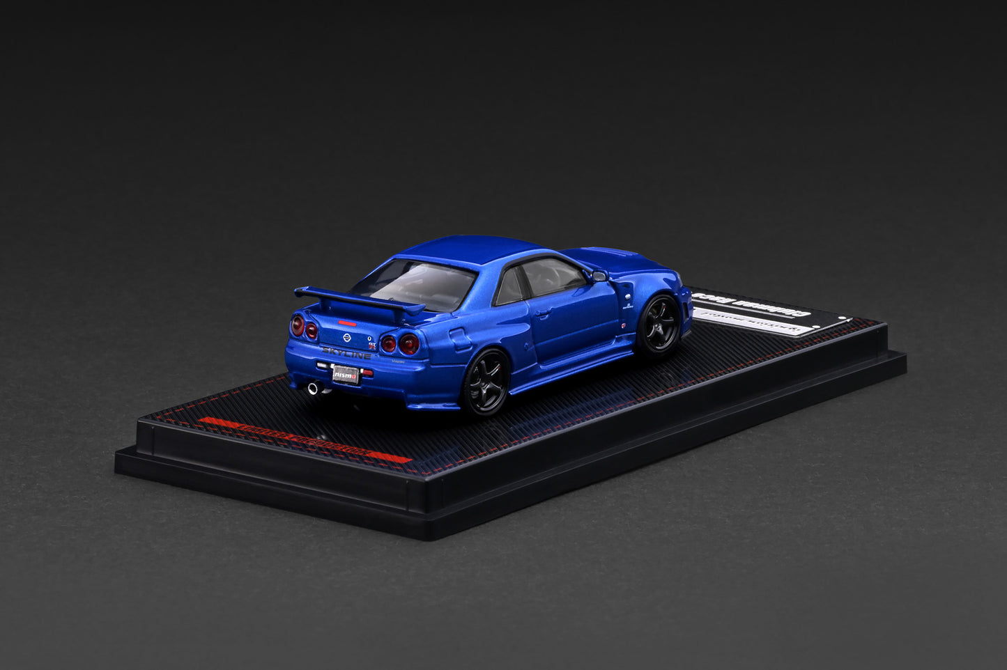 **PRE ORDER** Ignition Model Nissan Skyline GT-R BNR34 NISMO Customised Blue Metallic Limited Edition - IG4174