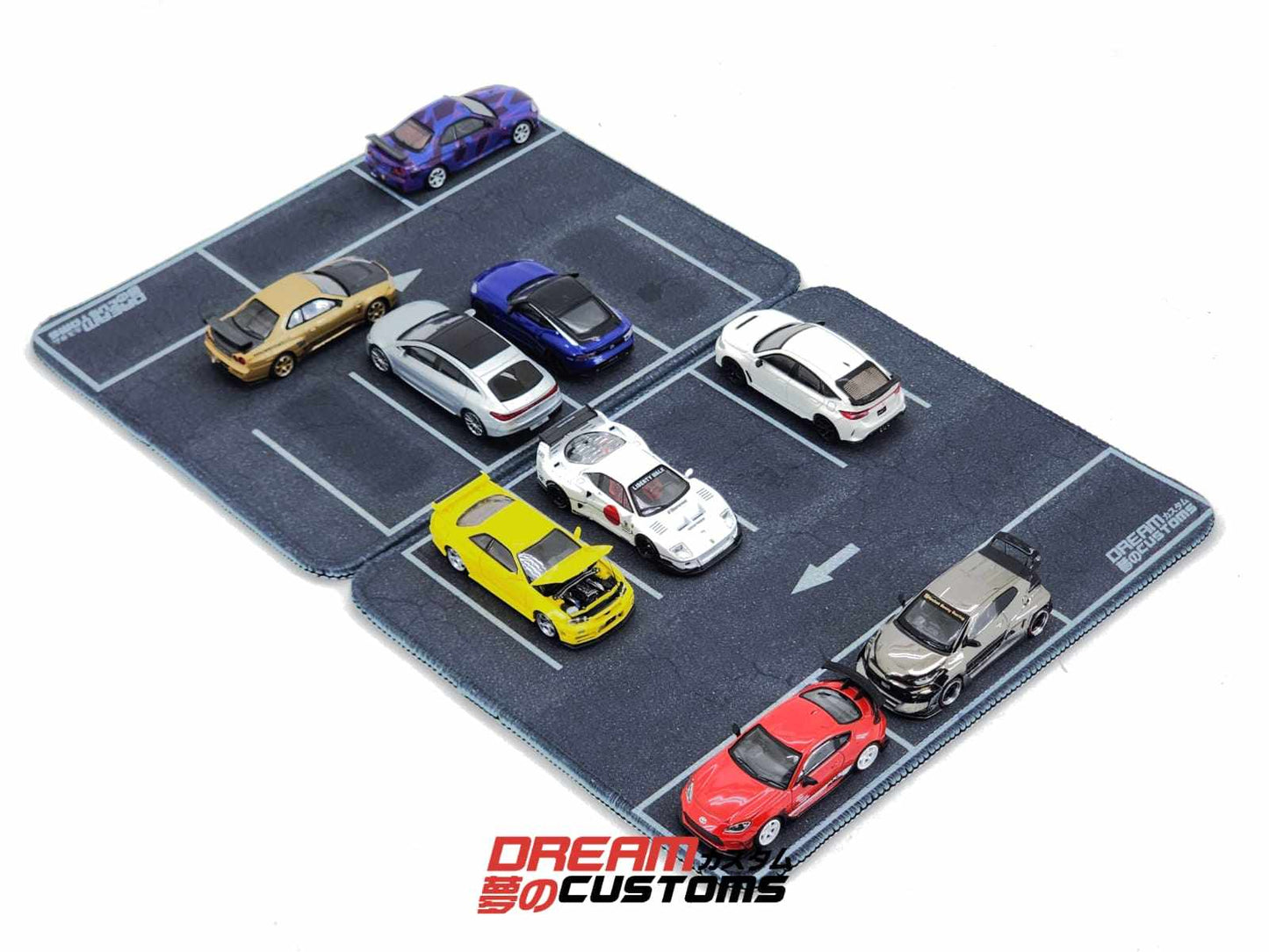 **PRE ORDER** Dream Customs Mini Diorama Mat - Parking Lot A1
