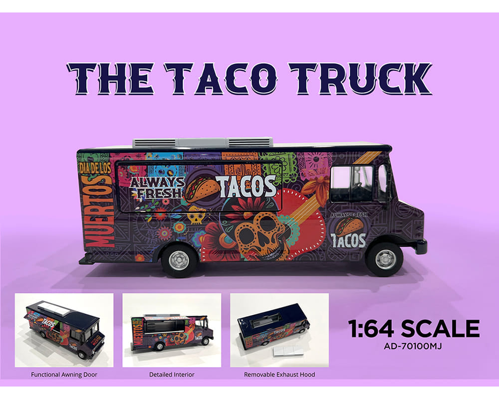 **PRE ORDER** American Diorama Food Truck Taco Truck DOTD - Limited Edition Mijo Exclusives