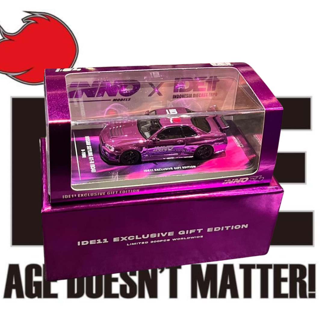 2024 Indonesia Diecast Expo IDE11 INNO64 Nissan Skyline GTR R34 R-Tune Exclusive Dinner Edition