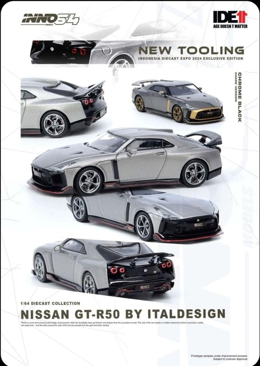 2024 Indonesia Diecast Expo IDE11 Exclusive INNO64 Nissan GT-R50 By ITALDESIGN