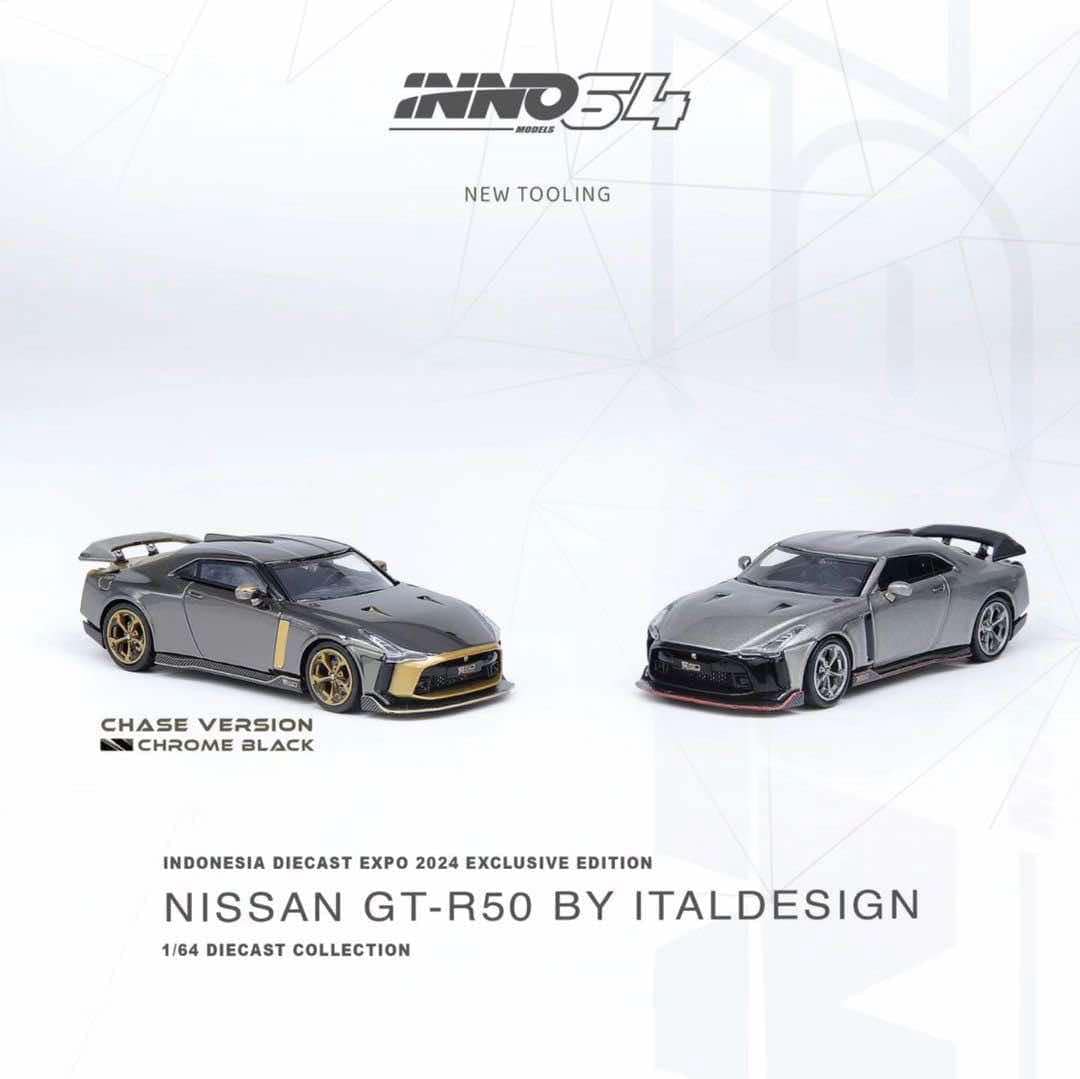 2024 Indonesia Diecast Expo IDE11 Exclusive INNO64 Nissan GT-R50 By ITALDESIGN