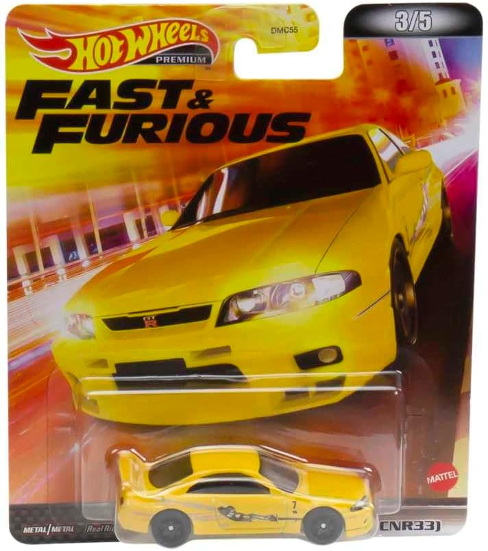 Hot Wheels Premium Fast & Furious Nissan Skyline GTR R33