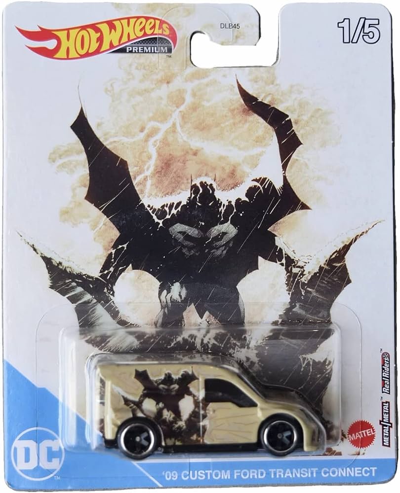 Hot Wheels Premium Pop Culture Batman '09 Custom Ford Transit Connect