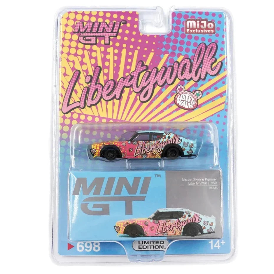 Mini GT Nissan Skyline Kenmeri Liberty Walk LBWK Kuma Blister MGT00698