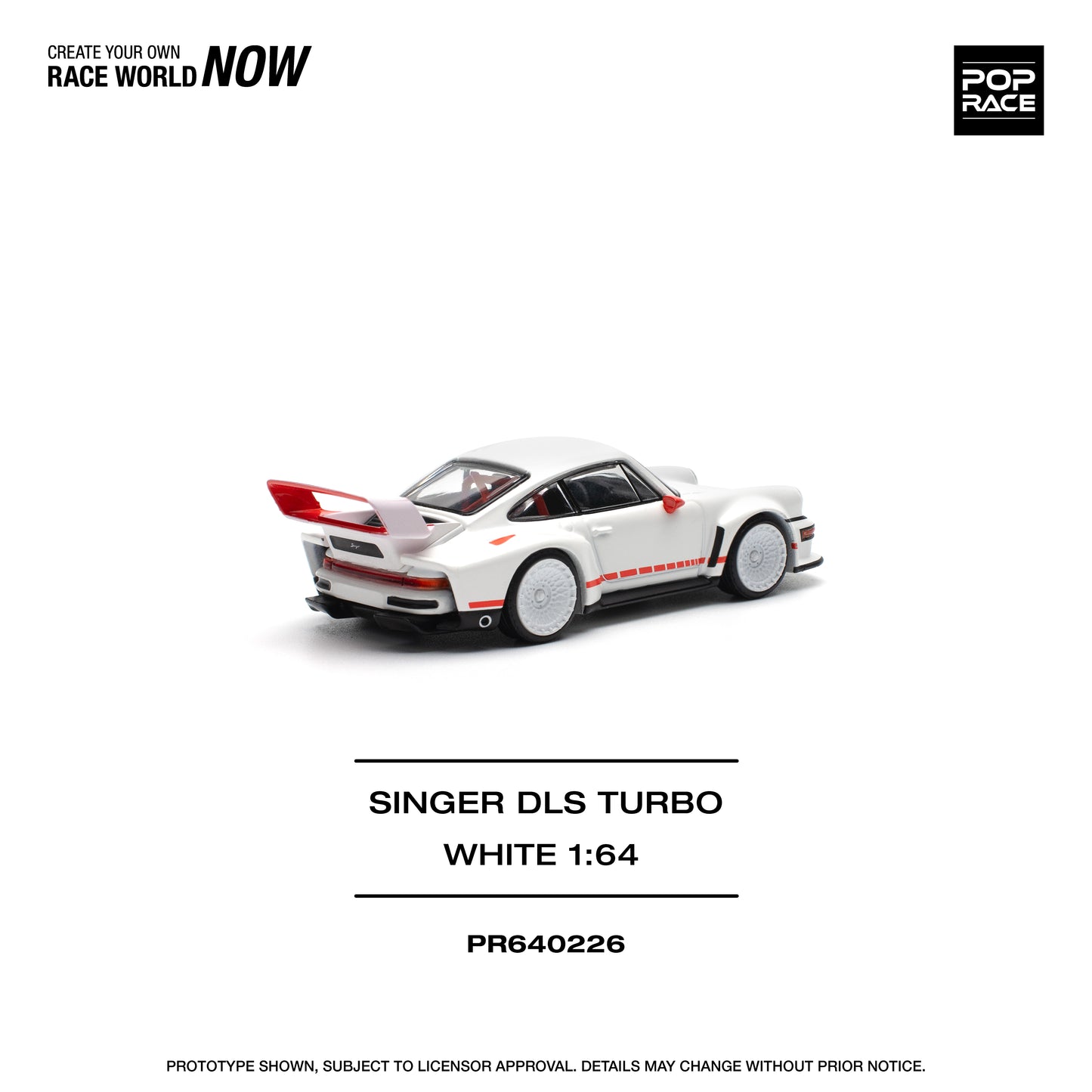 **PRE ORDER** Pop Race Singer DLS Turbo (Track) - White