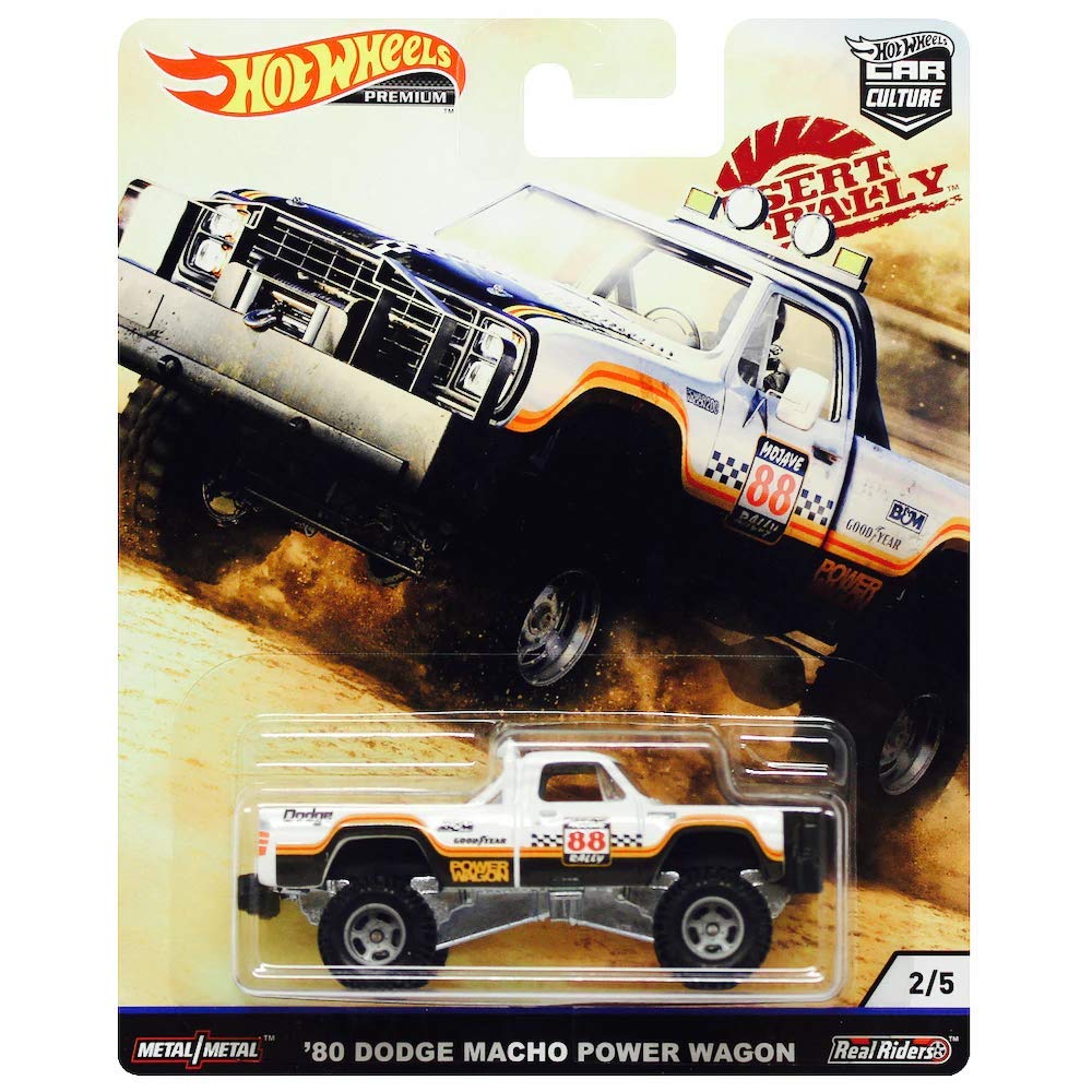 Hot Wheels Premium Car Culture Desert Rally '80 Dodge Macho Power Wagon
