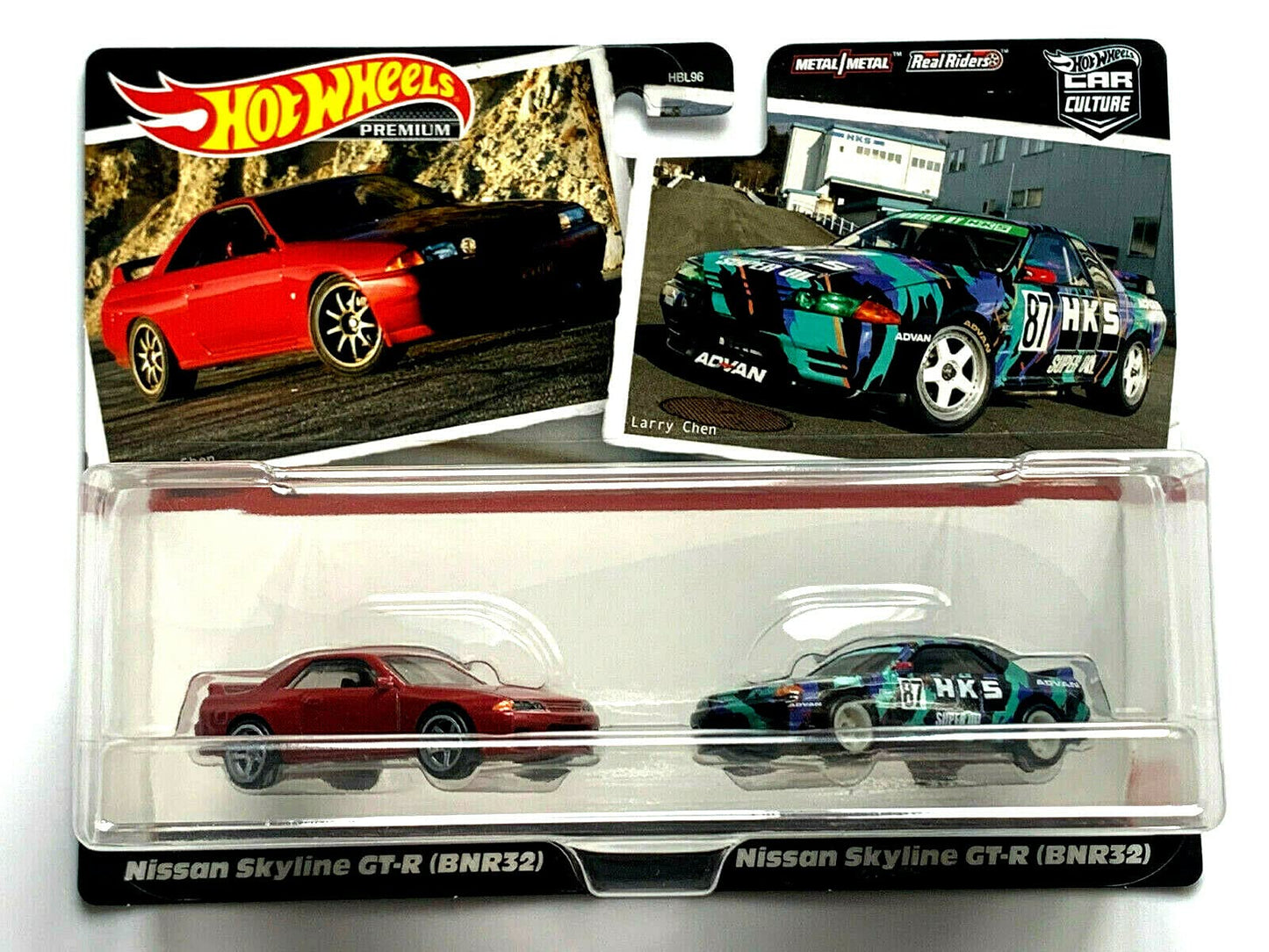 Hot Wheels Premium Car Culture Twin Pack Nissan Skyline R32 GTR HKS