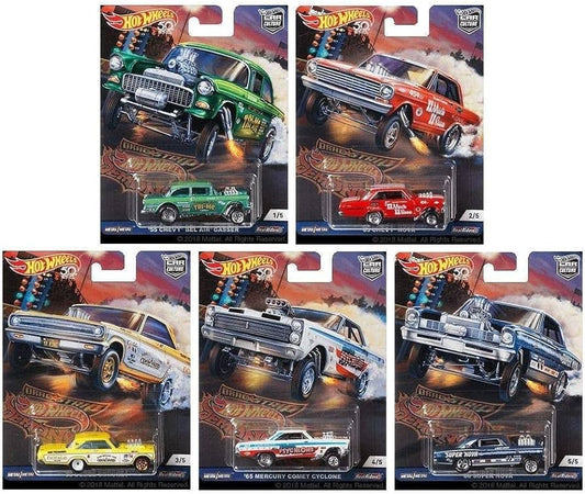 Hot Wheels Premium Car Culture Drag Strip Demons Set Of 5