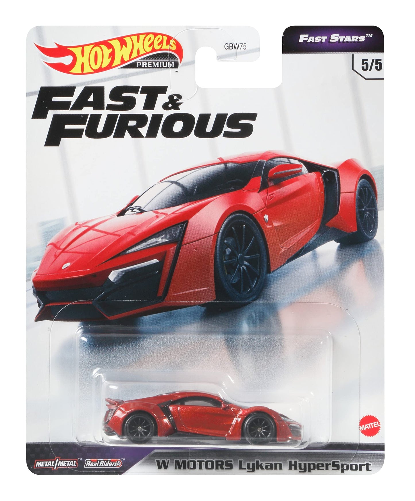 Hot Wheels Premium Fast Stars - Fast & Furious Lykan Hyper Sport