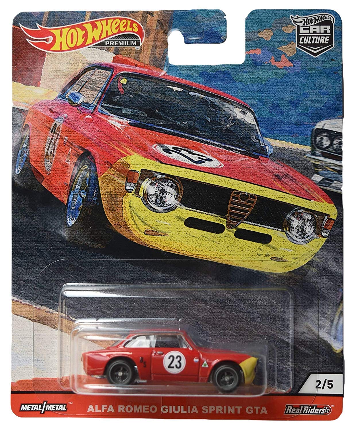 Hot Wheels Premium Car Culture Door Slammers Alfa Romeo Giulia Sprint GTA