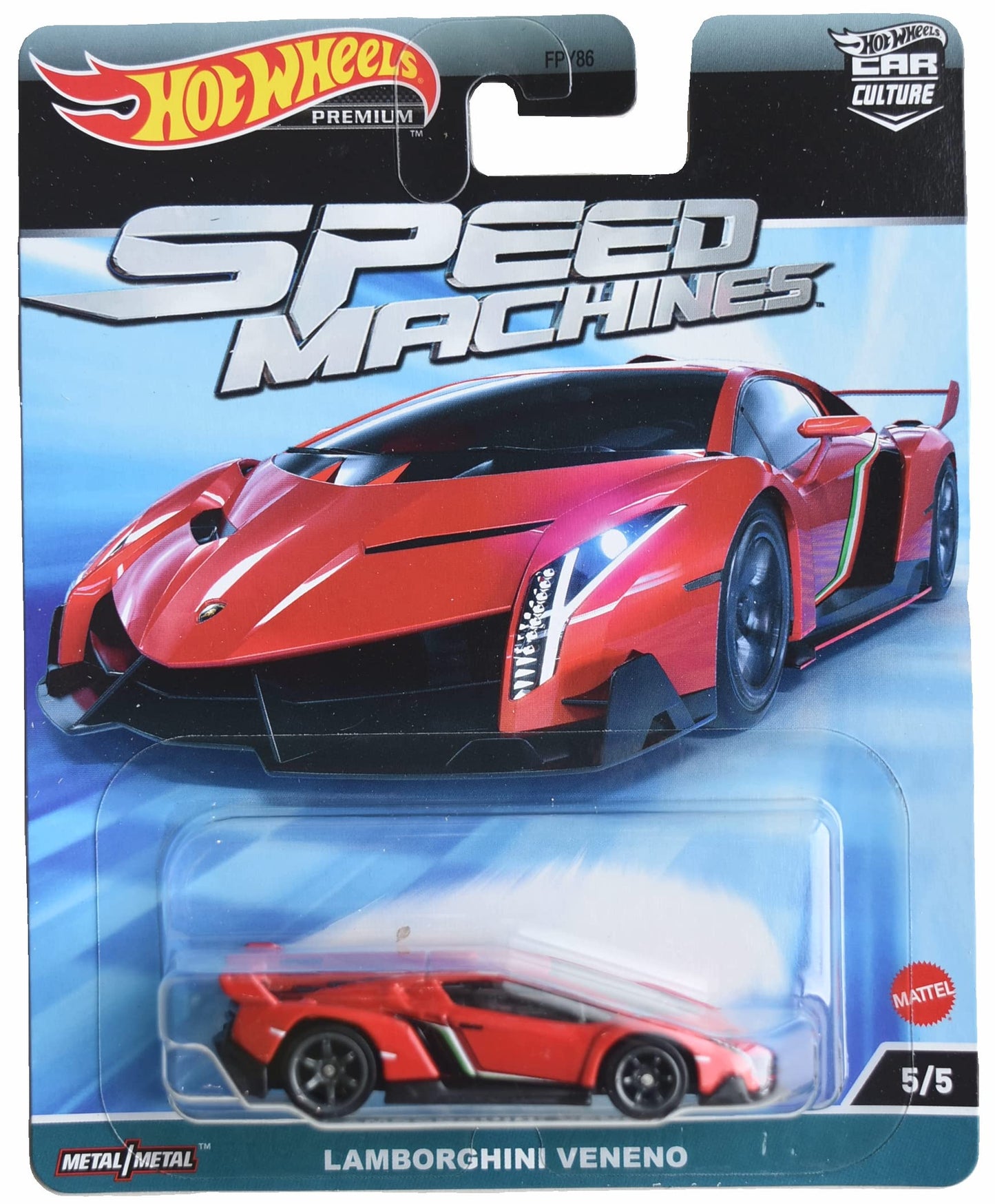 Hot Wheels Premium Car Culture Speed Machines Lamborghini Veneno