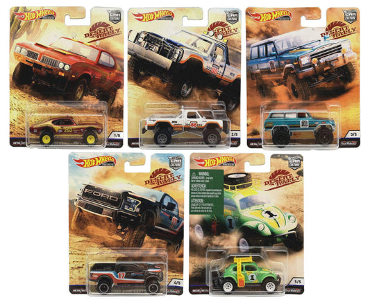 Hot Wheels Premium Car Culture Desert Rally Set Of 5
