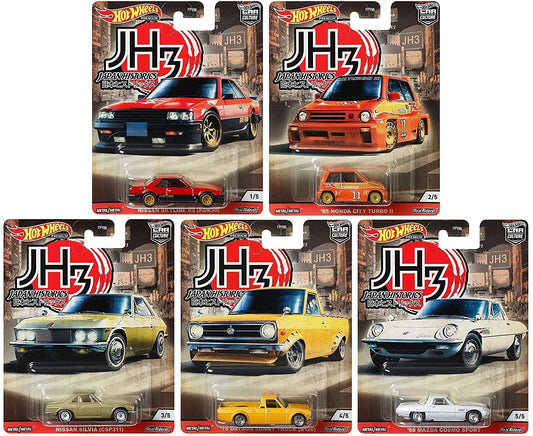 Hot Wheels Premium Car Culture Japan Historics 3 Set Of 5