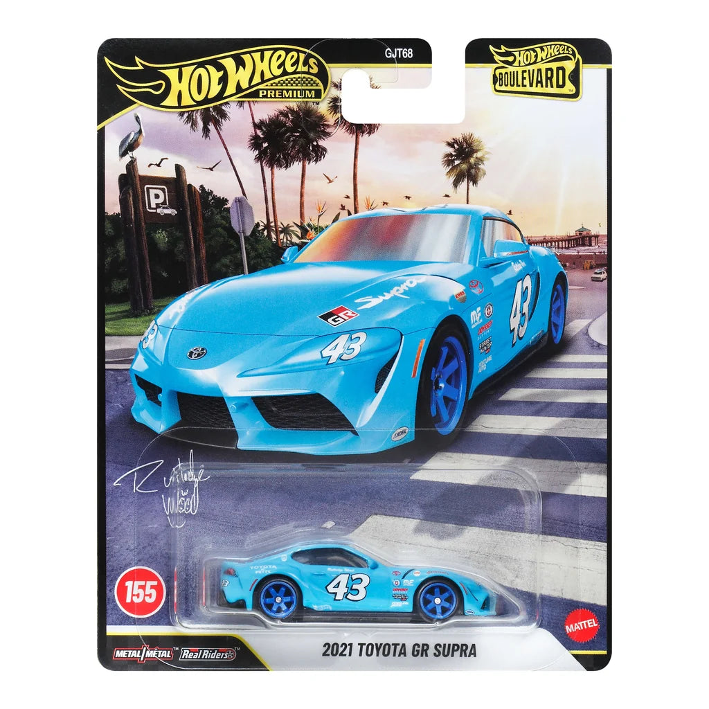 Hot Wheels Premium Boulevard 2021 Toyota GR Supra #155