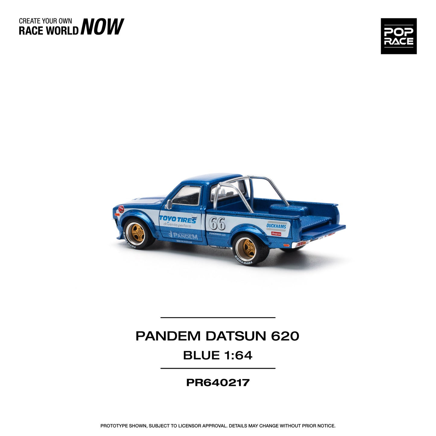 **PRE ORDER** Pop Race Pandem Datsun 620 - Blue