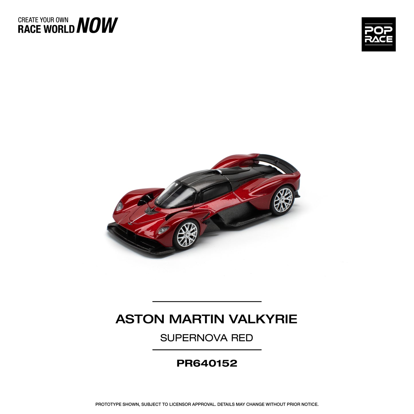 **PRE ORDER** Pop Race Aston Martin Valkyrie - Supernova Red