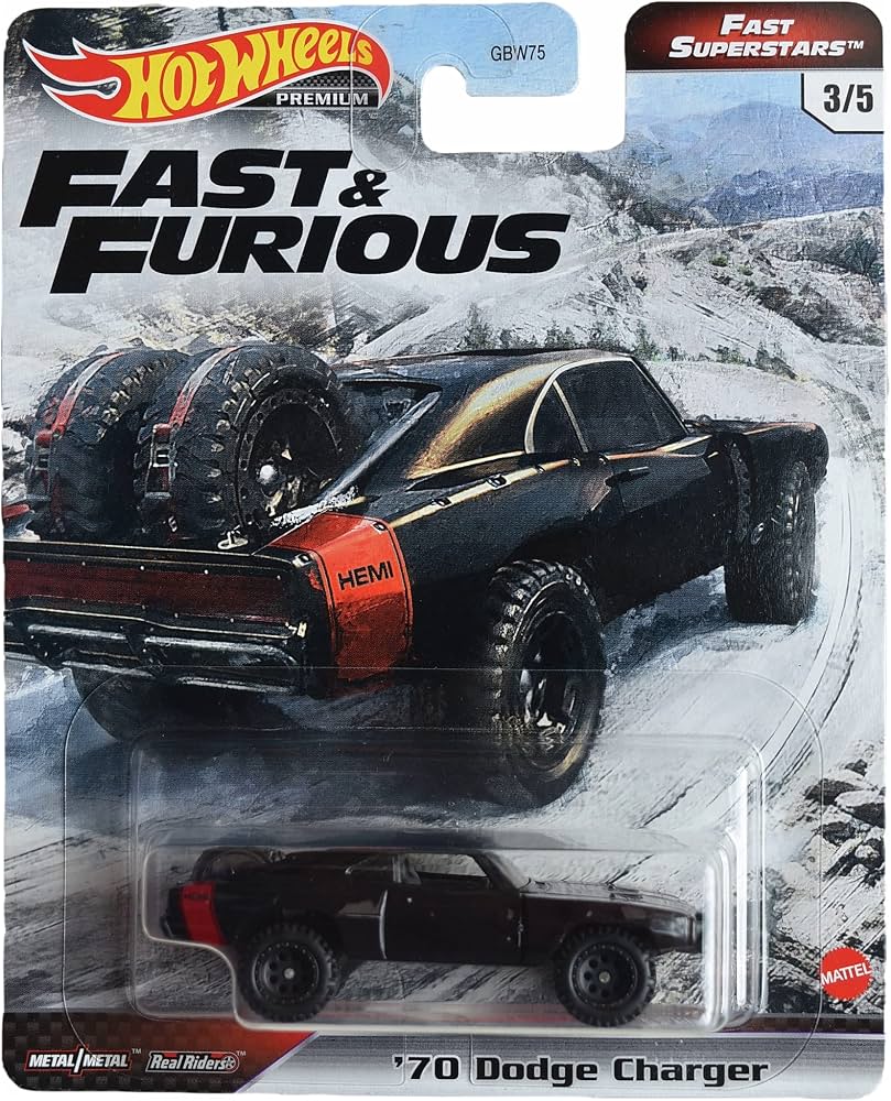 Hot Wheels Premium Fast & Furious Superstars '70 Dodge Charger