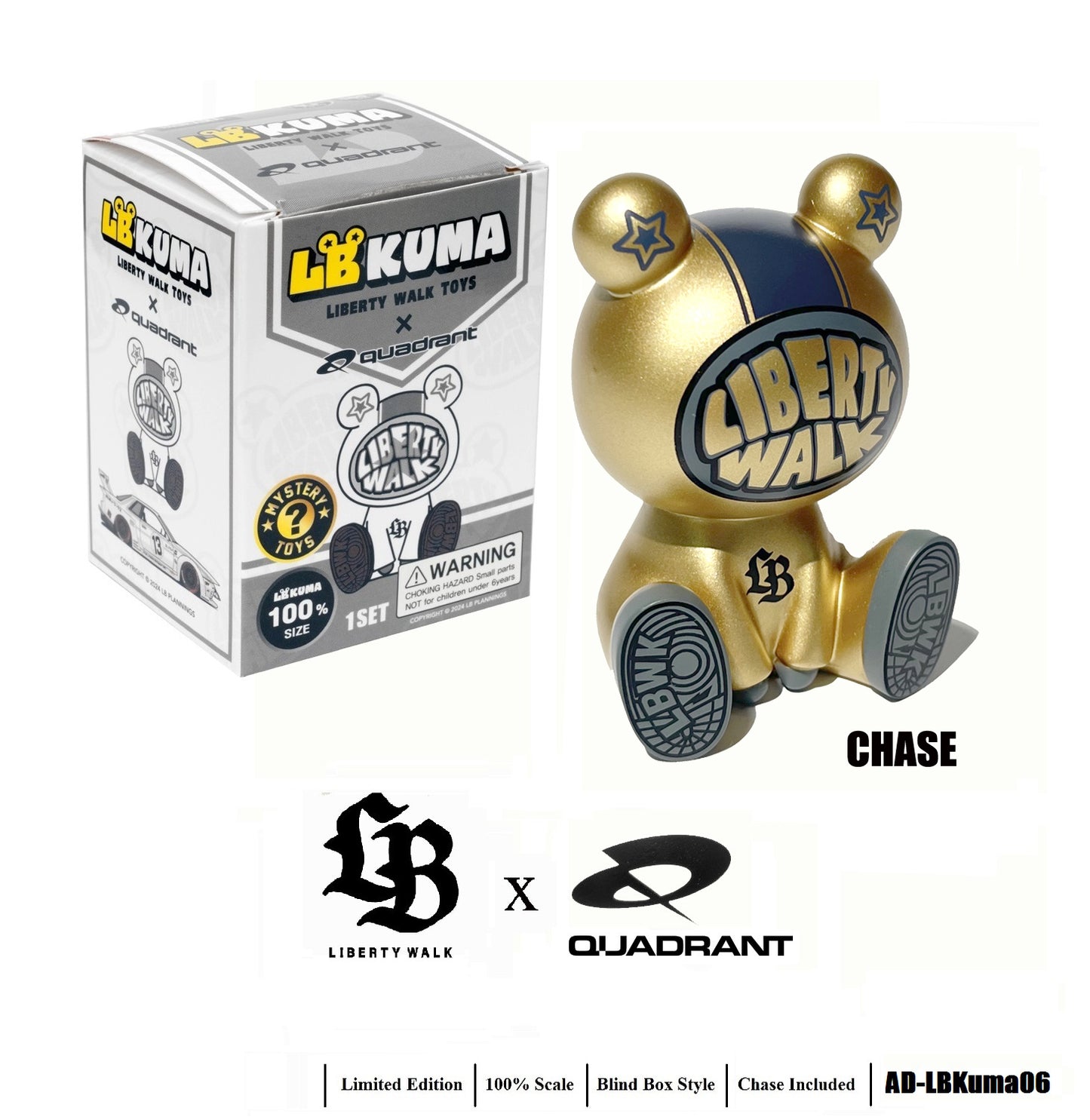 **PRE ORDER** American Diorama x Liberty Walk x Quadrant Collaboration Kuma