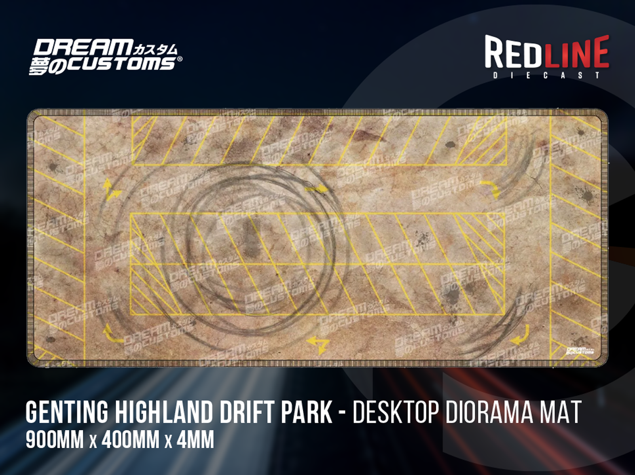 Dream Customs XL Diorama Mat - Genting HighLand Drift Park