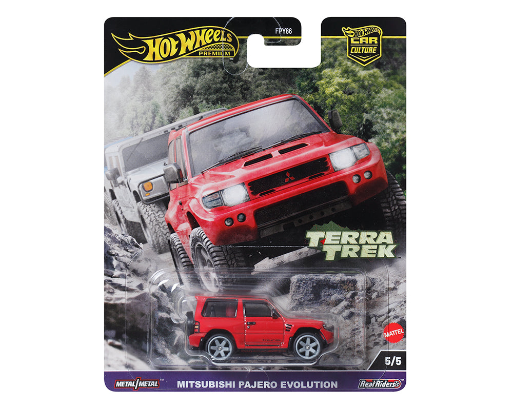 Hot Wheels Premium Car Culture Terra Trek Mitsubishi Pajero Evolution