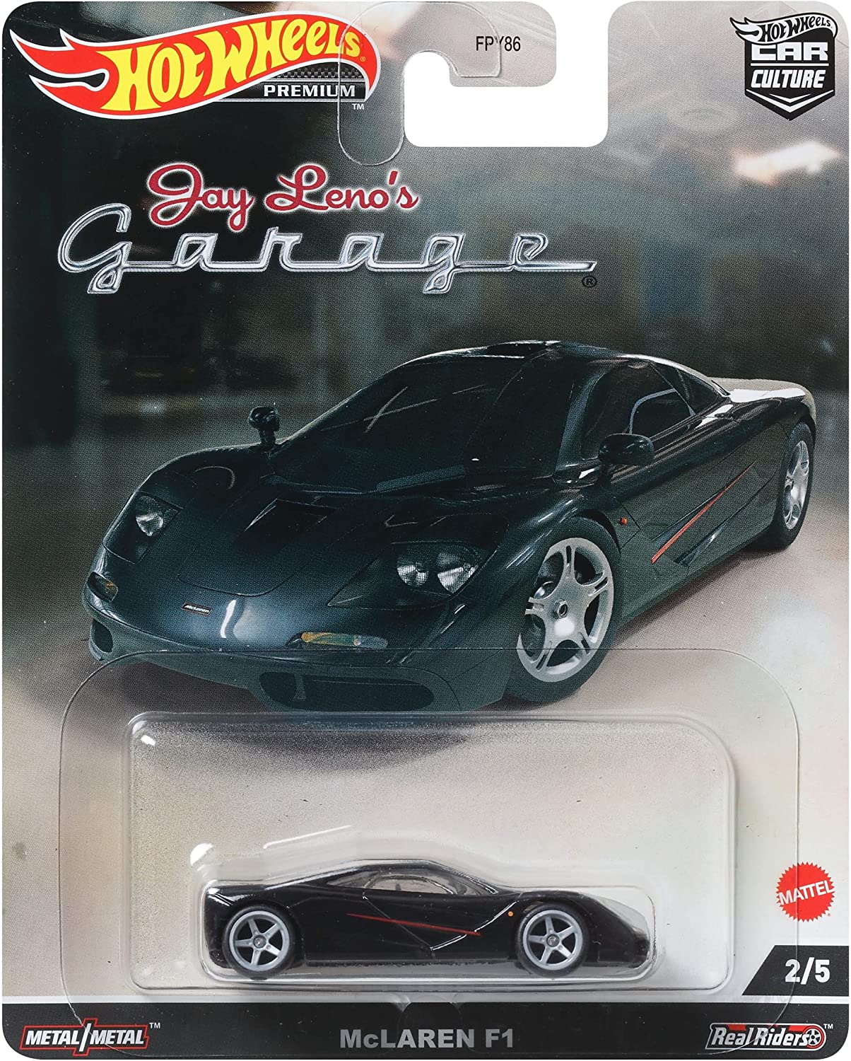 Hot Wheels Premium Car Culture Jay Leno's Garage McLaren F1