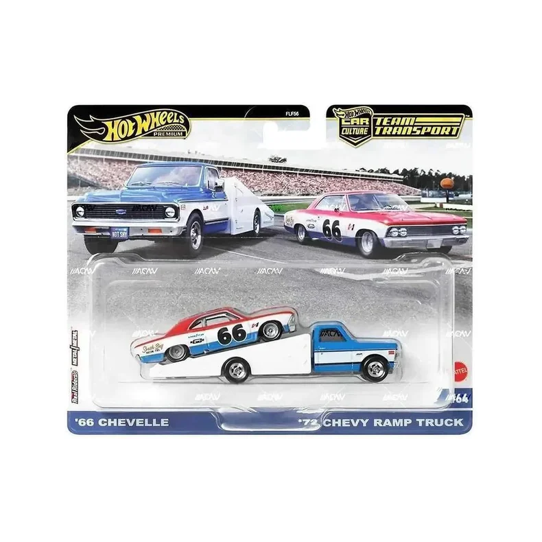 Hot Wheels Premium Team Transport Chevelle / Chevy Truck #64