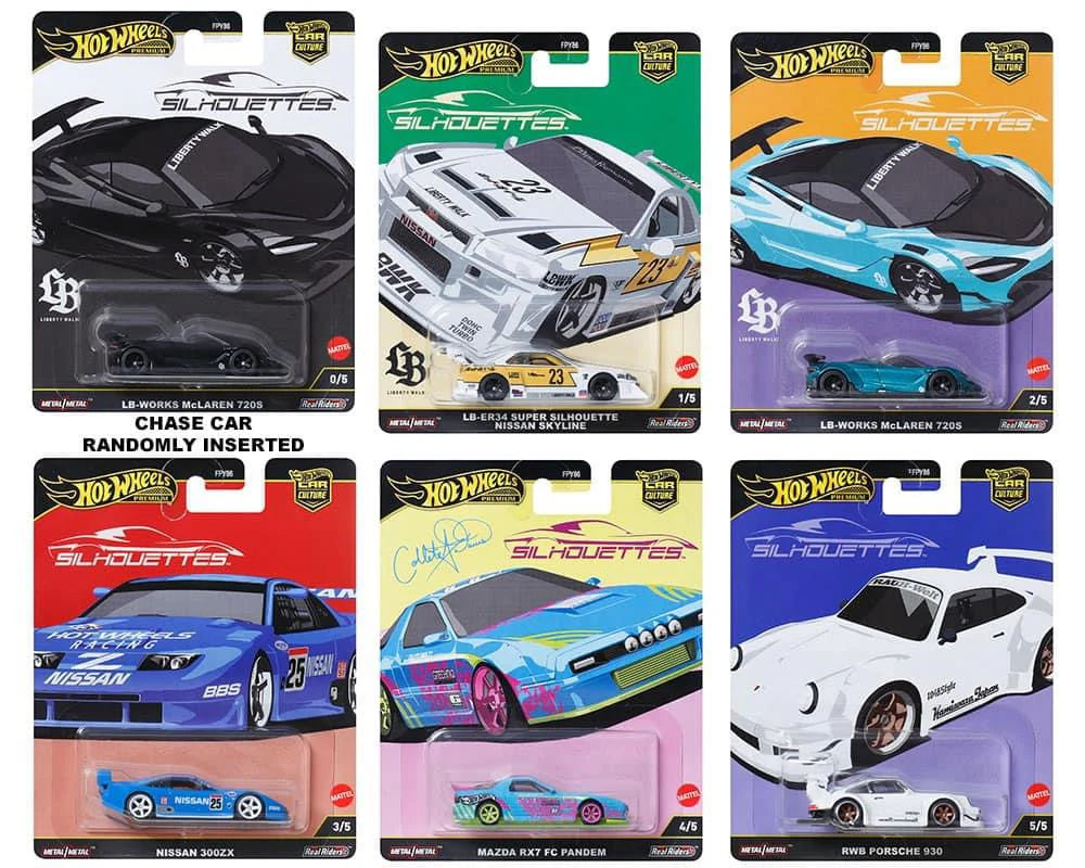 X2 Hot wheels Nissan outlet silhouette 2 pack