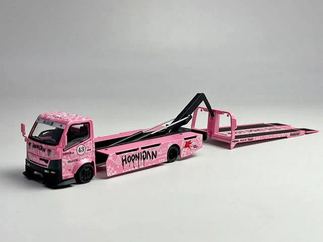Micro Turbo Custom Box Truck Hoonipigasus Ken Block Livery - Pink