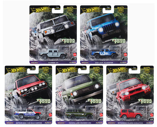 Hot Wheels Premium Car Culture Terra Trek Set Of 5
