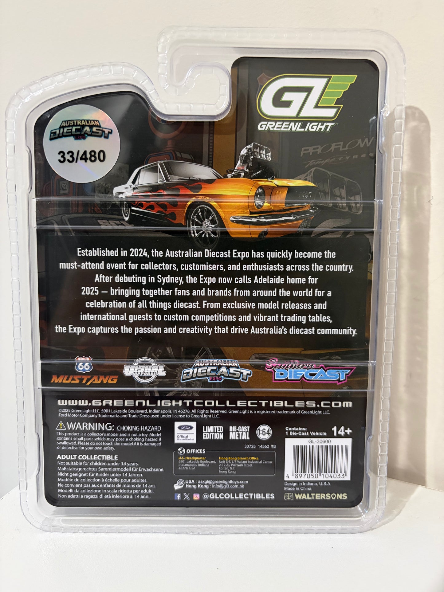2025 Australian Diecast Expo S1CKO Blown Mustang JAKE MYERS No #33
