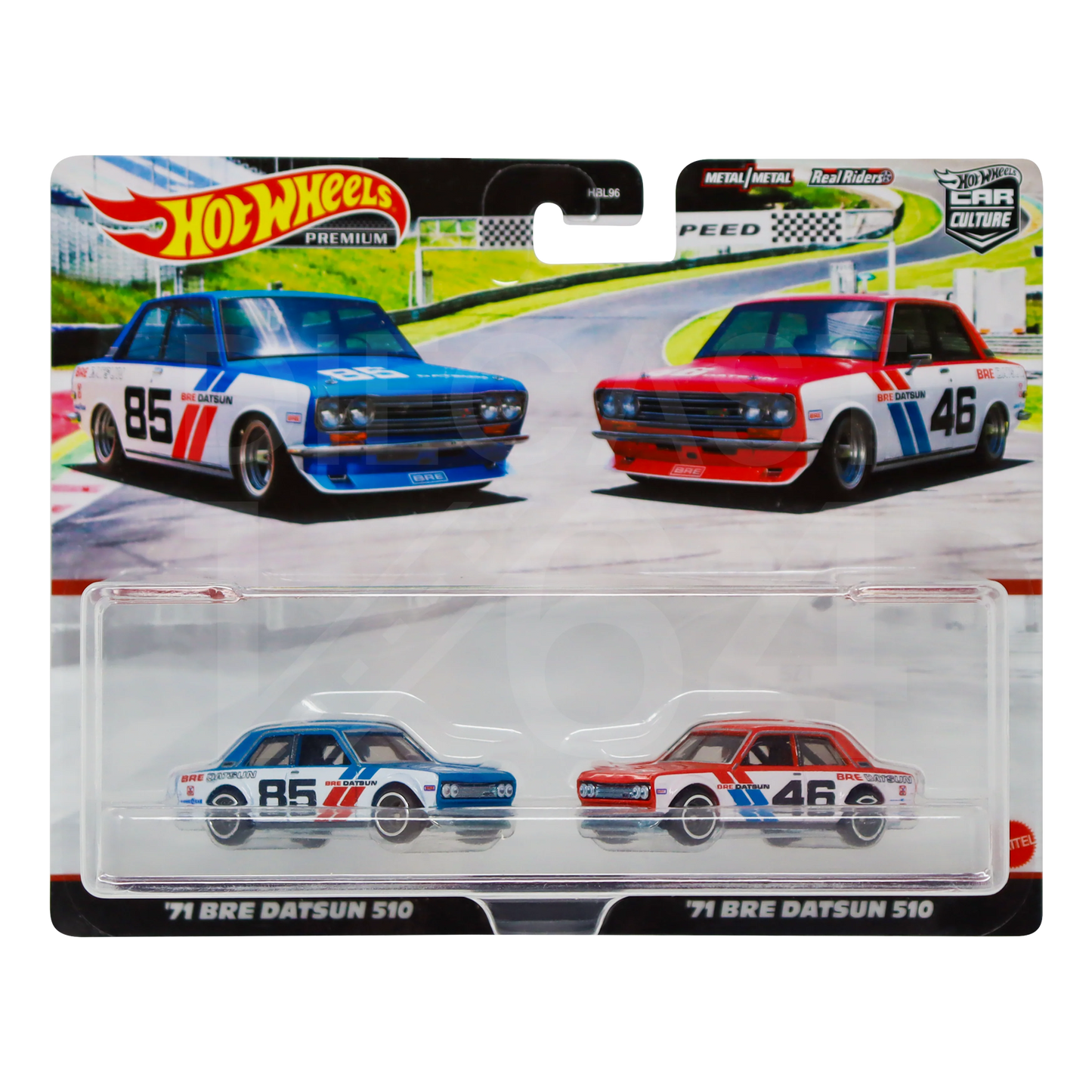 Hot Wheels Premium Car Culture Twin Pack '71 BRE Datsun 510