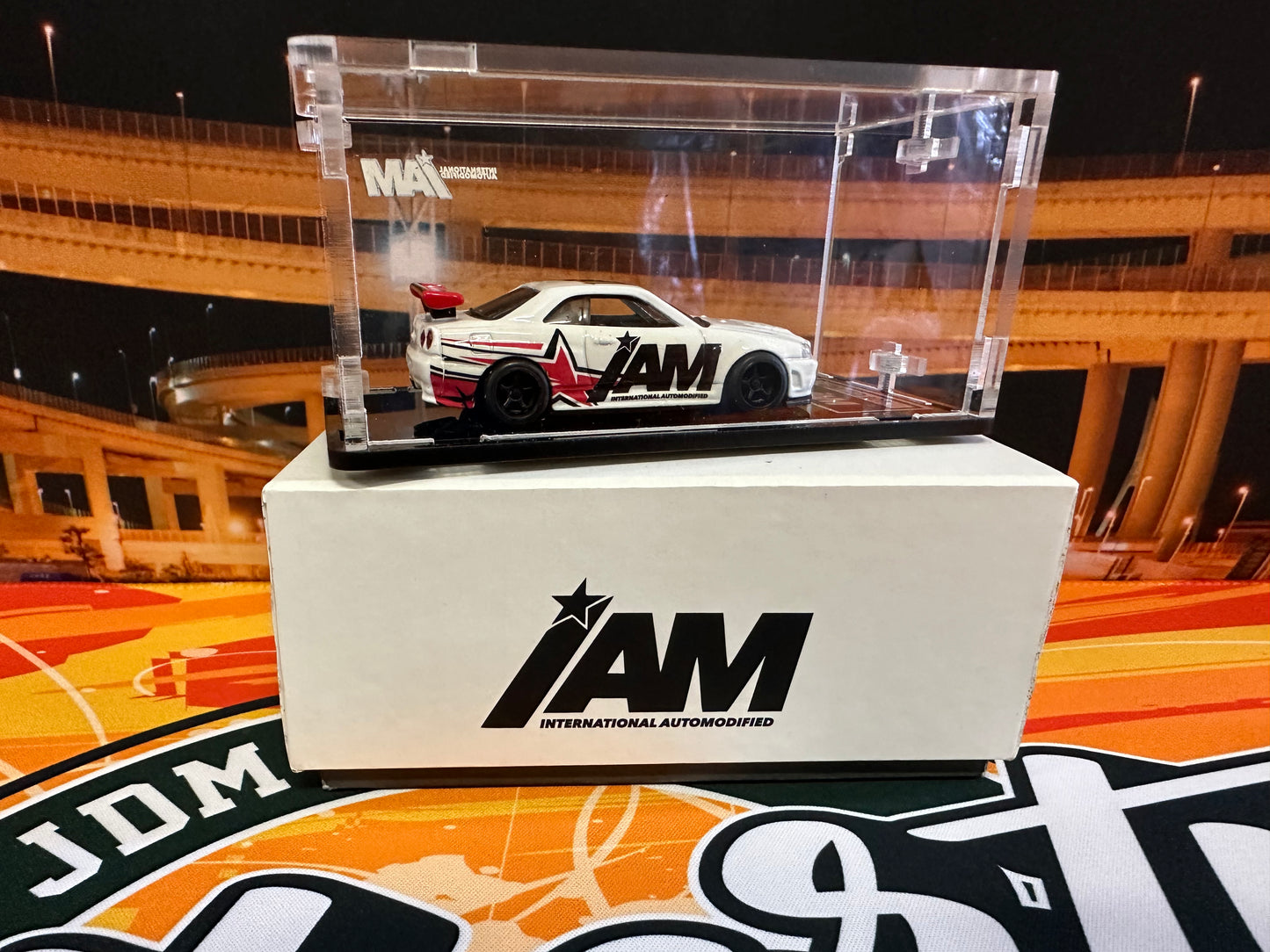 Hot Wheels 2023 Indonesia Diecast Expo x IAM Modified Nissan Skyline R34 GTR