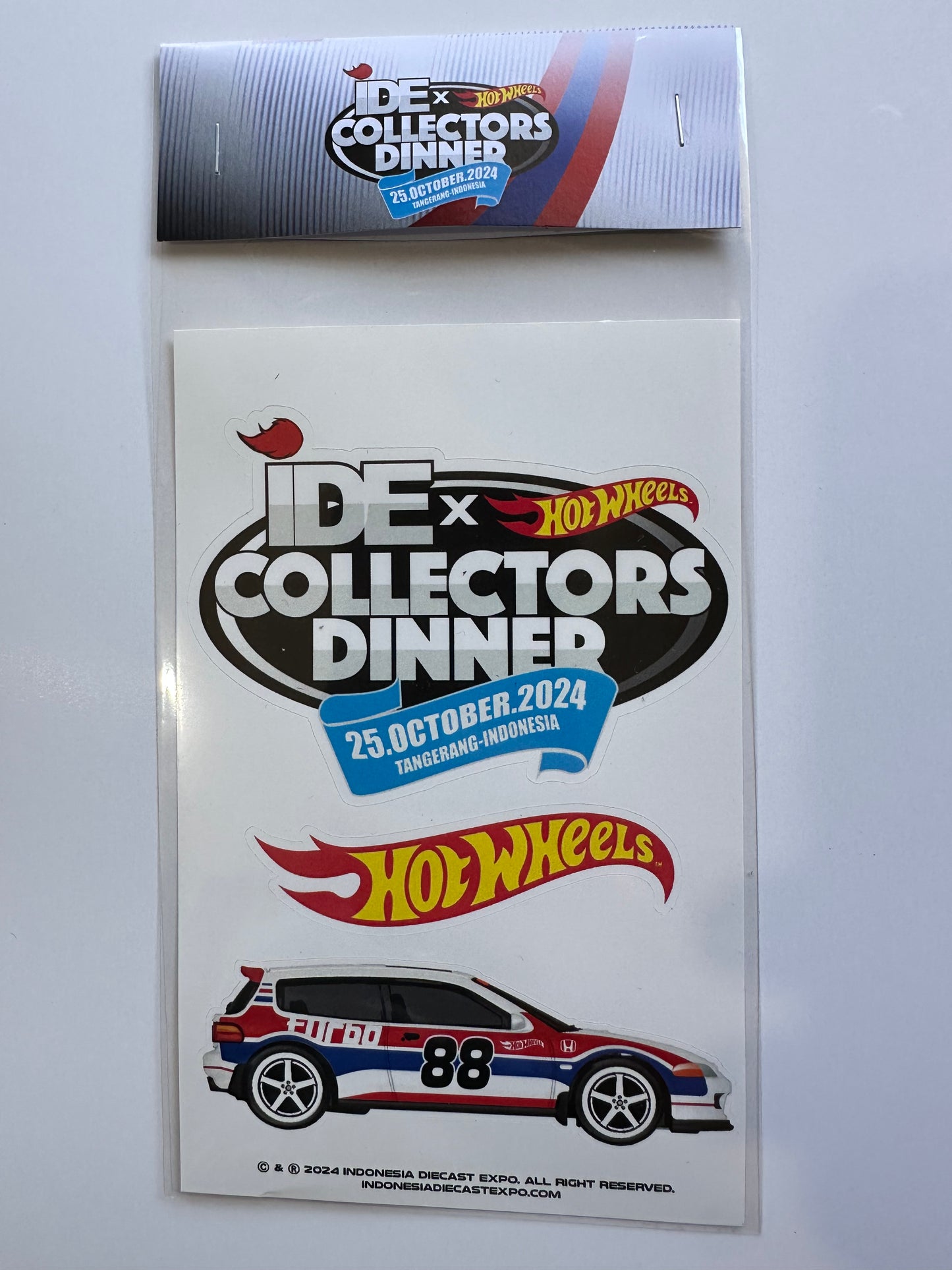 2024 Hot Wheels Malaysia / Singapore / Indonesia Expo Dinner Car Bundle